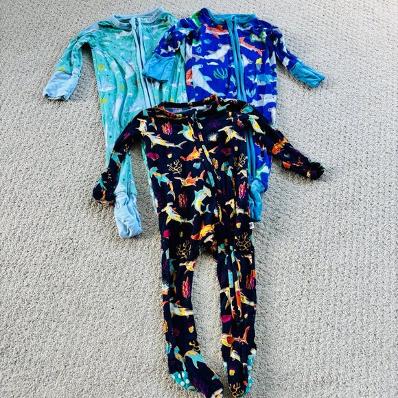 Little Sleepies bamboo sleeper sea creature bundle - Picture 1 of 8